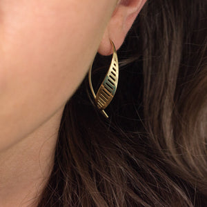 Newhall Small - 14k gold earrings