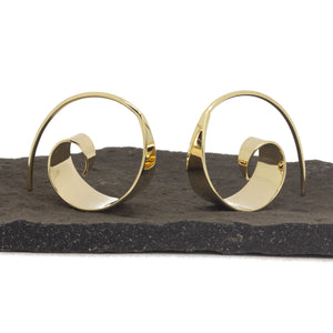 Constance - 14k gold hoop earrings