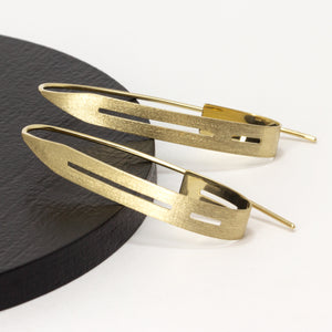 Enderley - 14k gold hoop earrings