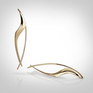 Vyse - 14k yellow gold earrings