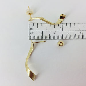 Merrial - 14k gold earrings